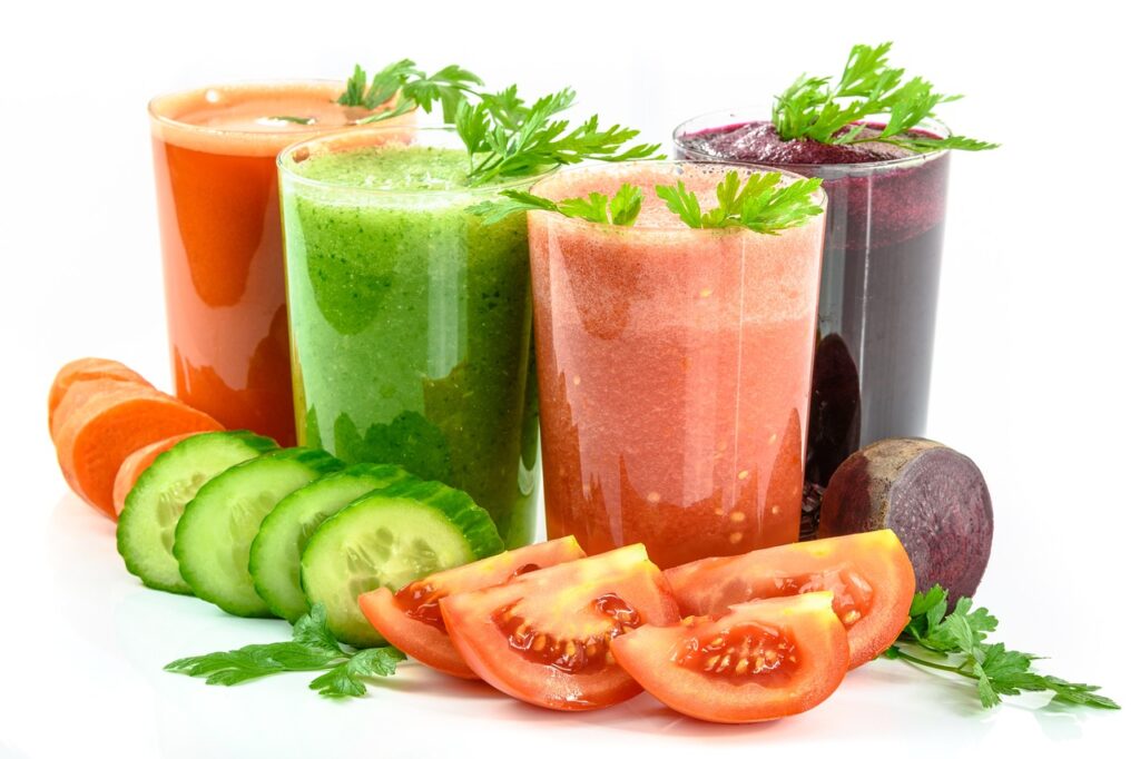 Consuming vegetables and vegetable juices will enhance health and prevent sickness